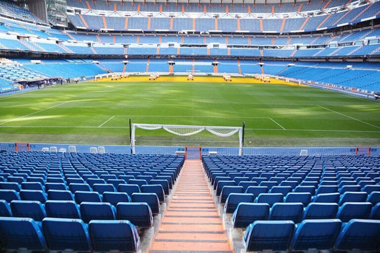 Soccer game field Spain
