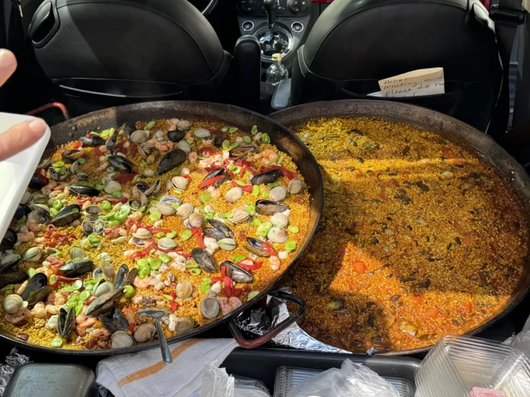 free paella lunch
