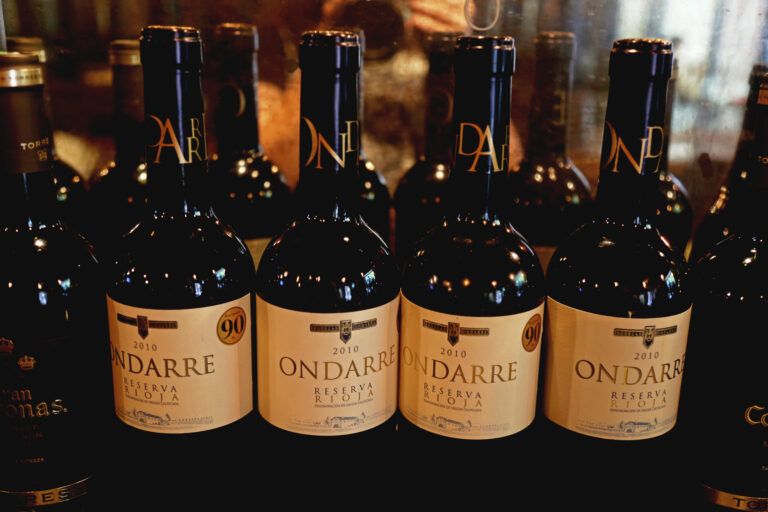 Premium wine collection served at Socarrat Paella Bar