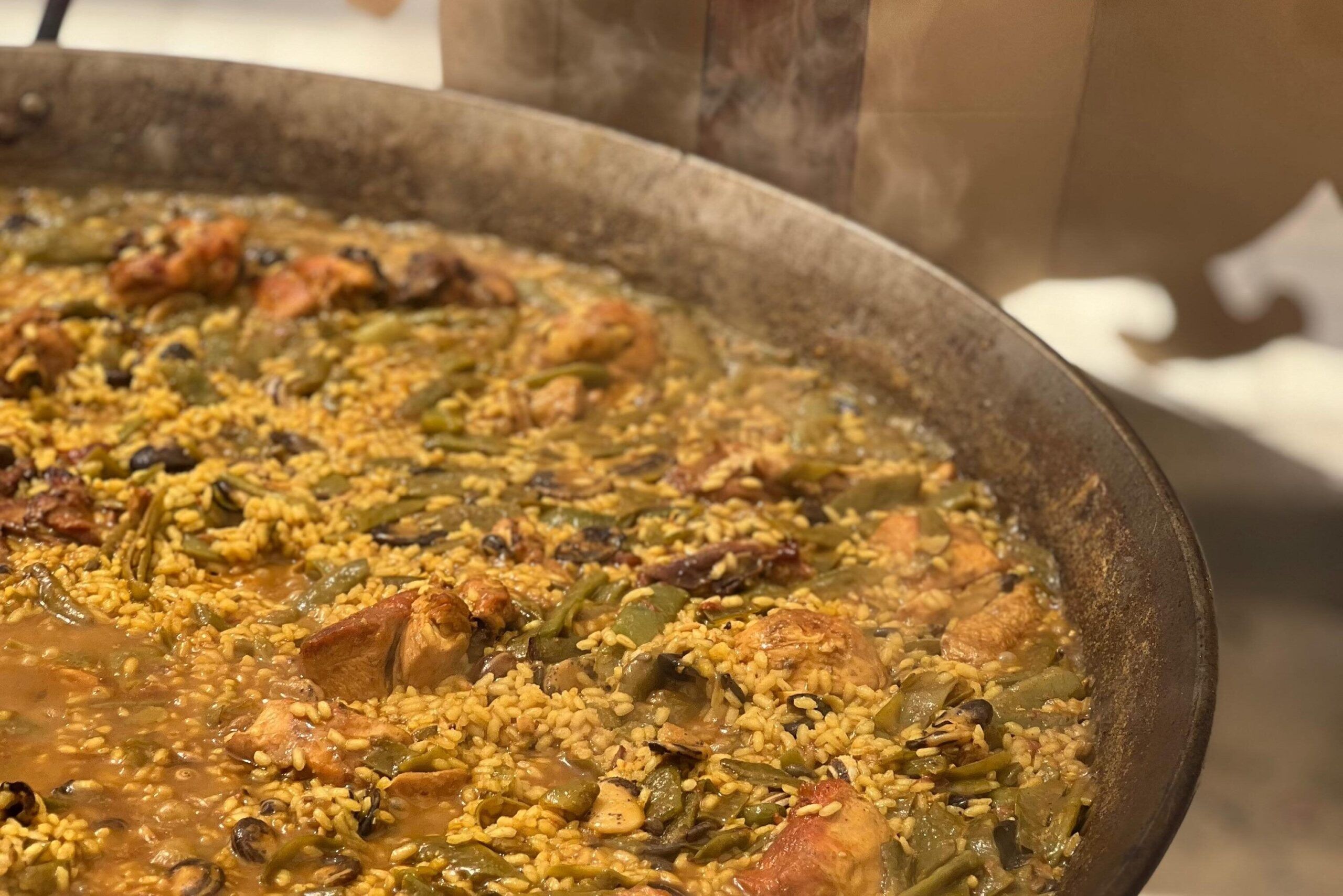 Cooked Valencian Paella by Lolo Manso
