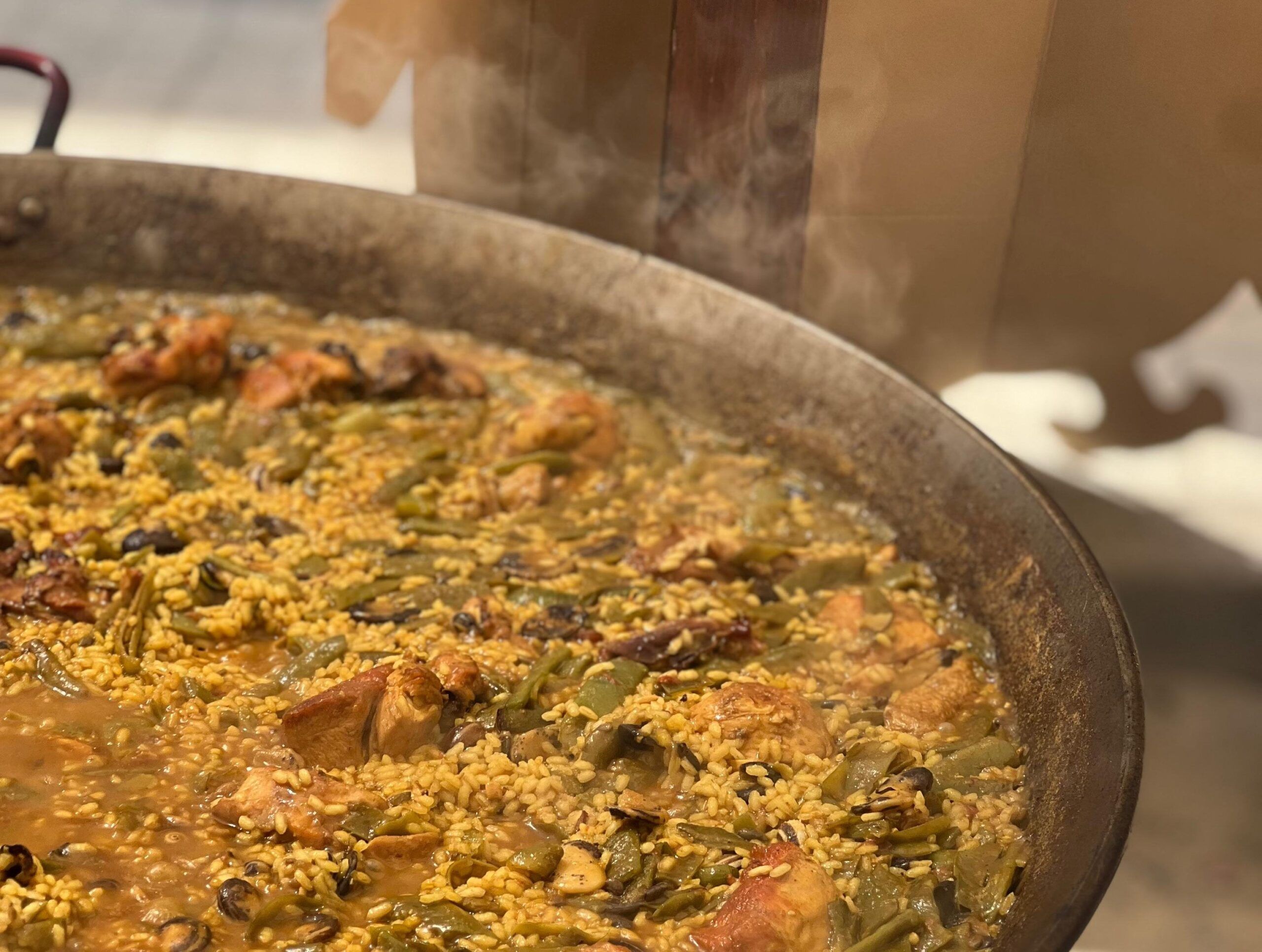 Cooked Valencian Paella by Lolo Manso