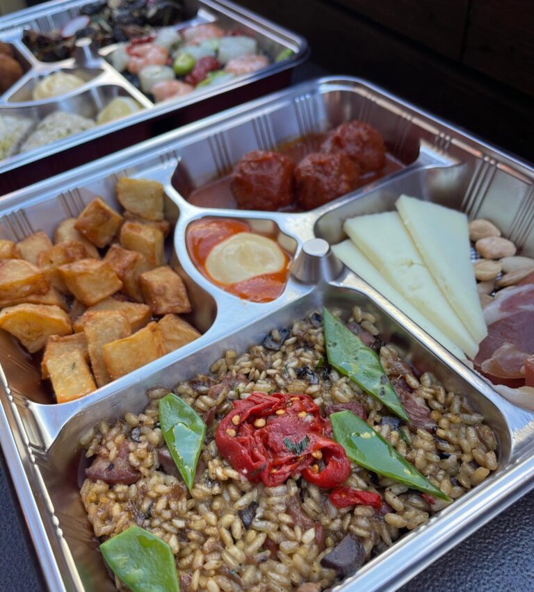 Delivery at Socarrat lunch time